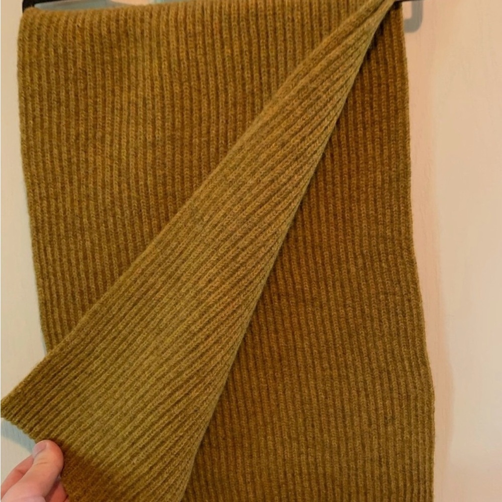 Topman Premium Ribbed Wool Scarf